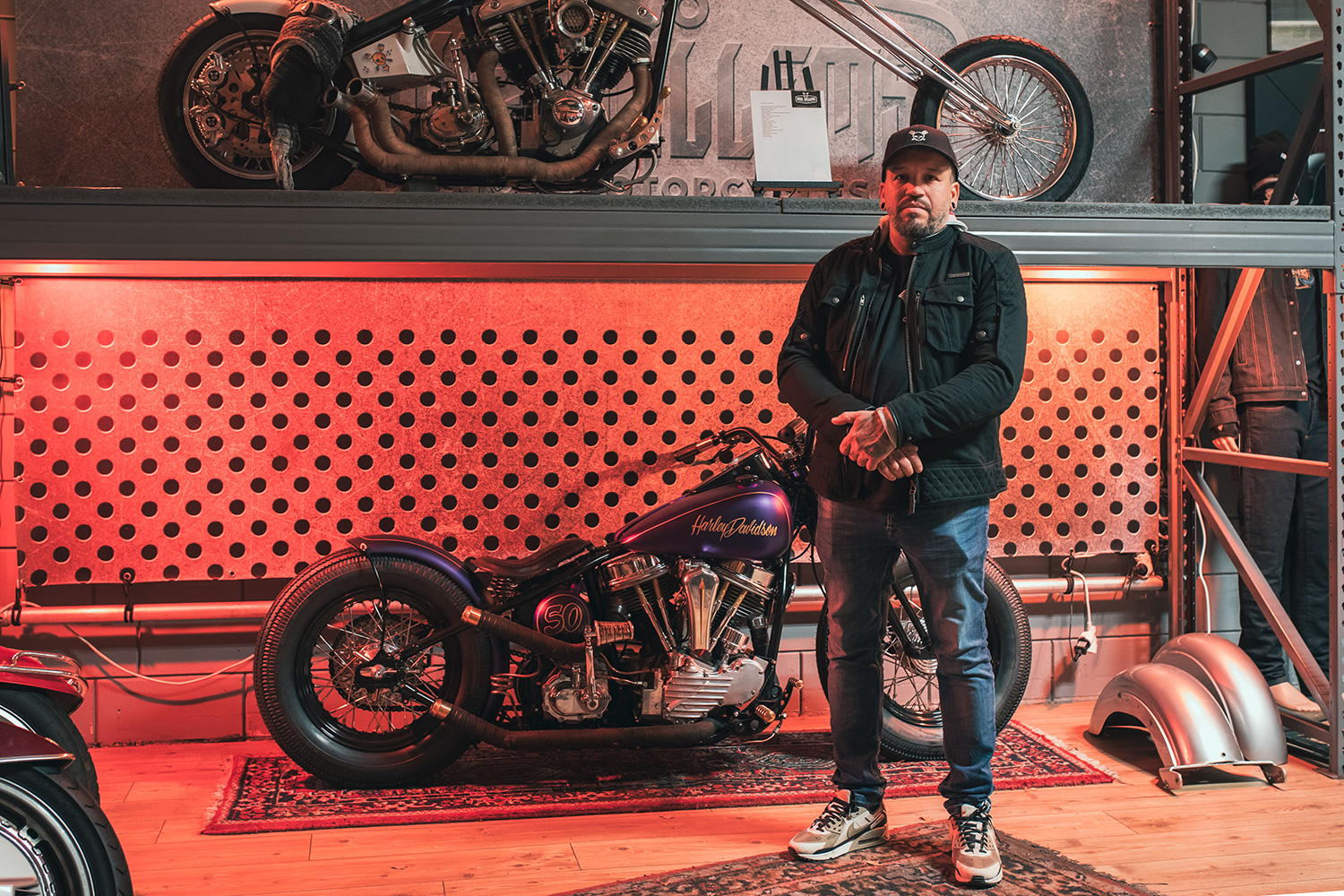 Rusty's BIke Shed langs bij Dave WIlems